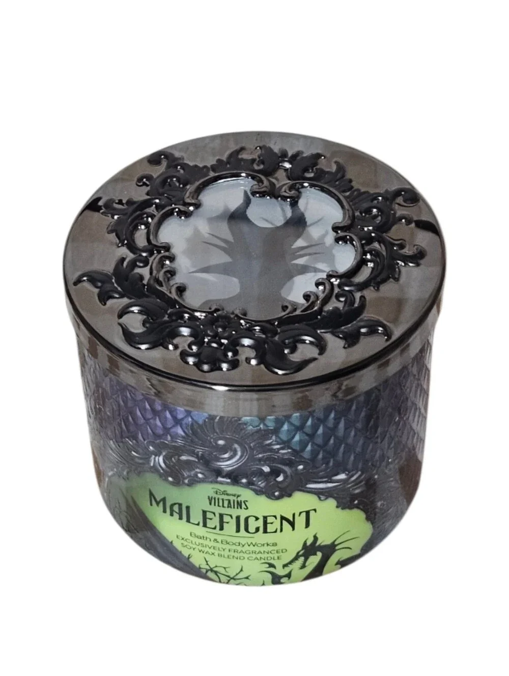 NEW Bath & Body Works Disney Maleficent Candle 3-Wick Candle Villains Collection